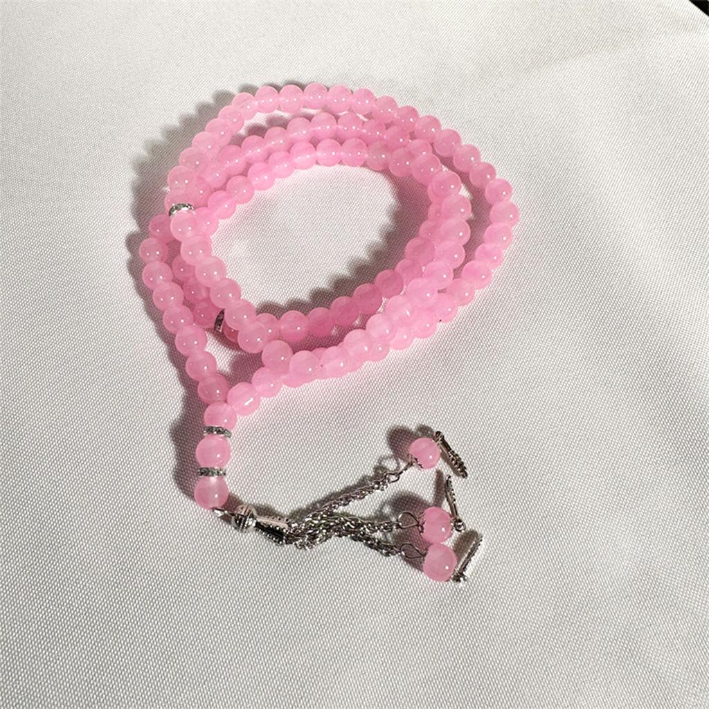 Islamic Tasbih Prayer Bead Bracelet Muslims Rosary Beaded Handchain Worship Supplies Accessory Unique Religion Eid Gift