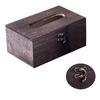 Retro Wooden Tissue Box Toilet Paper Cover Case Napkin Holder Home Car Decor