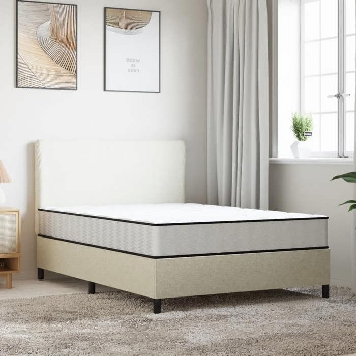 VidaXL Matelas en mousse moyennement doux 120x200 cm 373034