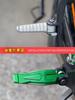 Motokano Front Foot Pegs and Rear Footrest Pedals for Ninja and Z1000 400, Z400, ZX4R, ZX4RR, ZX25R, Z650, (Front, Green)