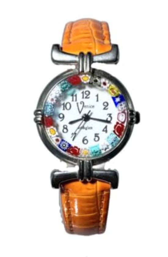 

Итальянские венецианские часы Millefiori из муранского стекла / Стекло, [Продукт]