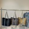 Bolsa de ombro feminina de grande capacidade