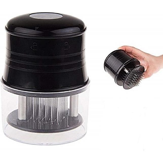 New Product Professional Meat Tenderizer Needle with 56 Stainless Steel Blades Kitchen Cooking Tools Tender Meat Hammer
