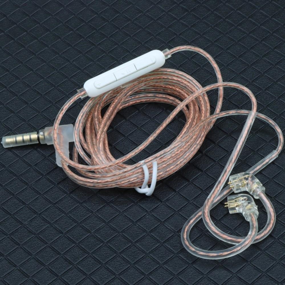 2PIN KZ Headphones Wire 3.5MM Wired Earphones Cables KZ Earphones Cables Headset Accessories