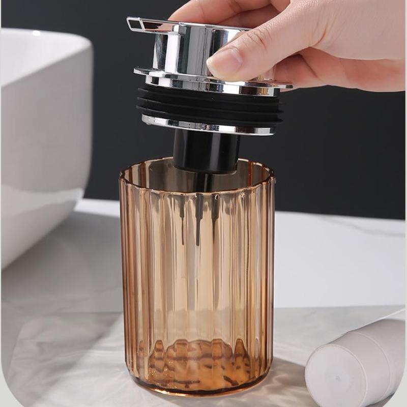 300Ml Hands Foaming Soap Dispenser For Bathroom Liquid Soap Mousse Bottle Refillable Kitchen Push-Type Dish Soap Container