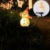 Solar Snowman Christmas Decoration Garden String Lights – Waterproof Outdoor Decorative Lighting
