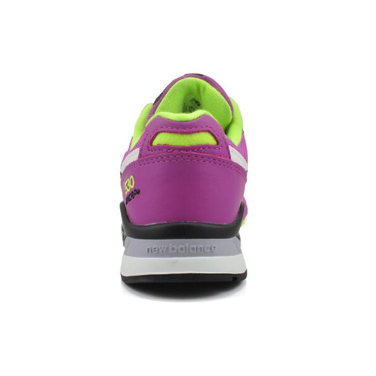 New Balance Nb 530 Comfortable Sports Fabric Low-Top Marathon Running Shoes Women Sneaker Black White Purple W530BOB