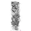 High Quality Temporary Body Arm Sticker Fake Temporary Tattoo Arm