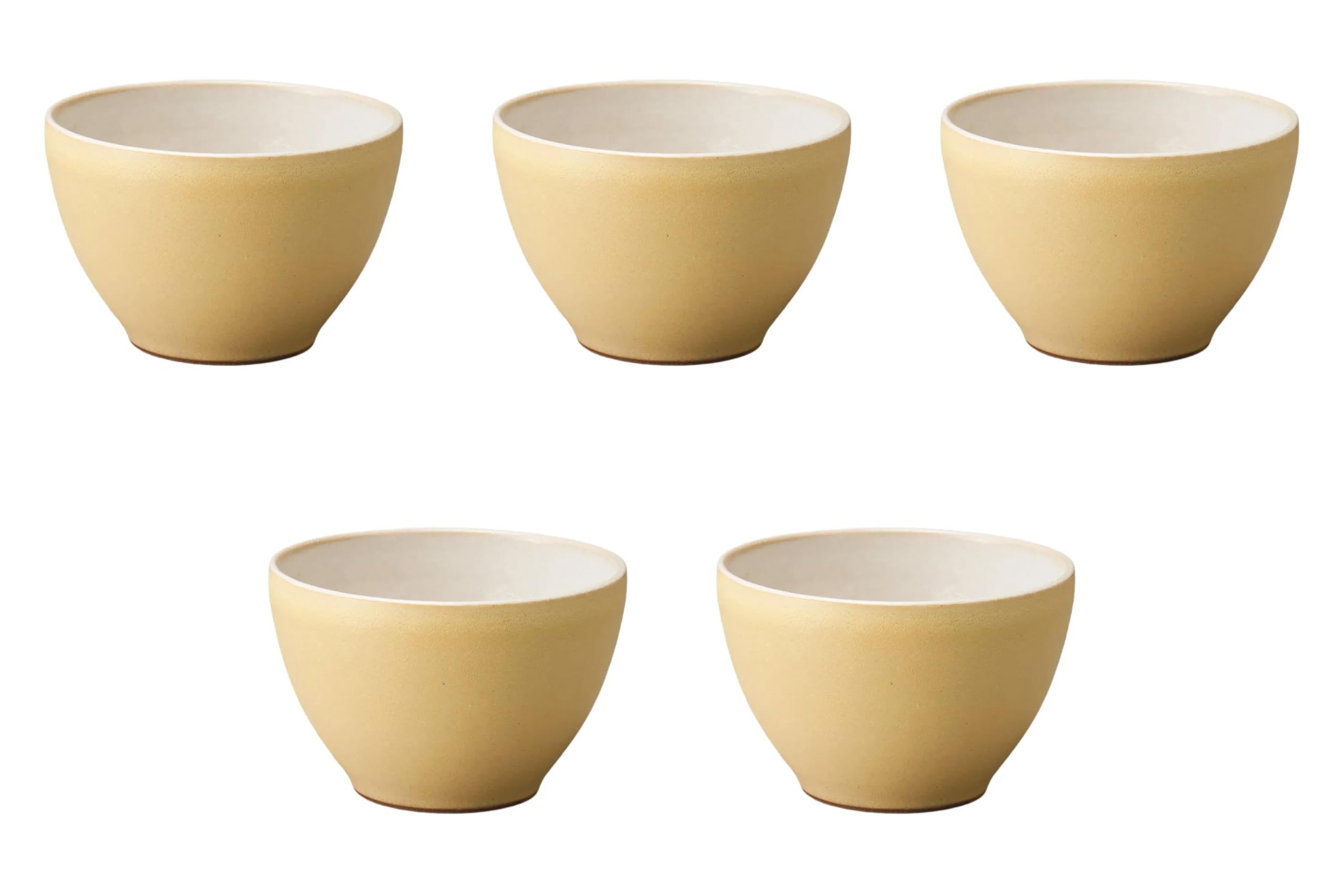 

Set of 5 Yellow Princess Rice Bowls x Rice Bowl Setomonohonpo [12.5 8.2 cm]