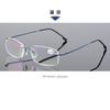 May Flower Women Men Rimless Reading Eyeglasses Blue Light Blocking Prescription Glasses Women Memory Titanium Designer
