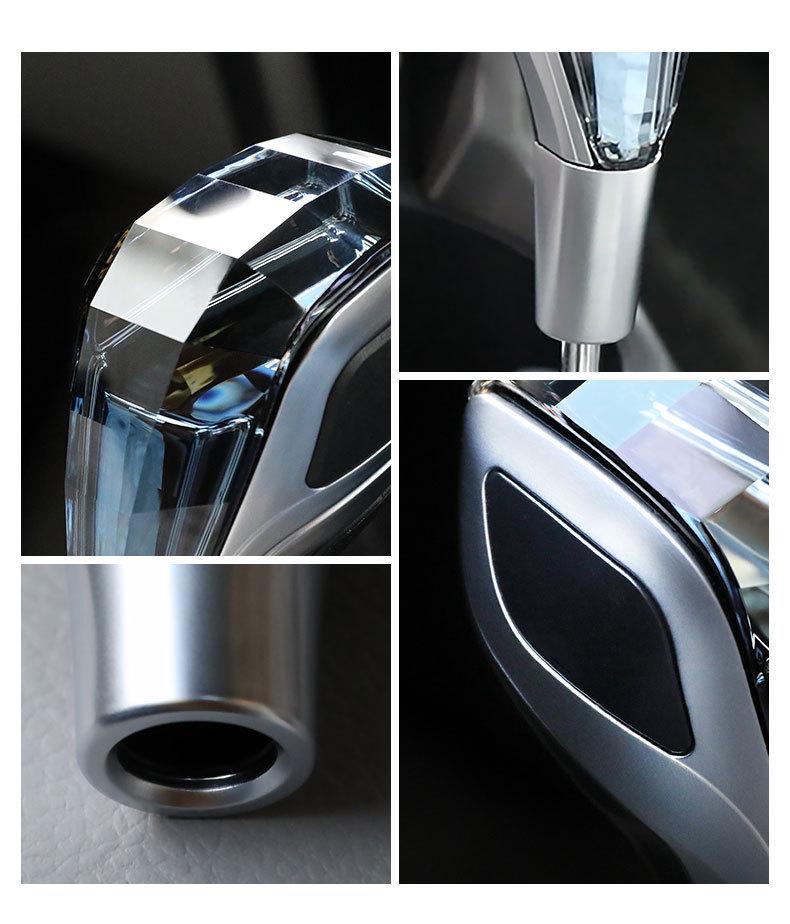 Manetă Schimbător de Viteze din Cristal pentru Transmisii Automate Toyota & Mazda - Perfectă pentru Modificarea Mașinii.