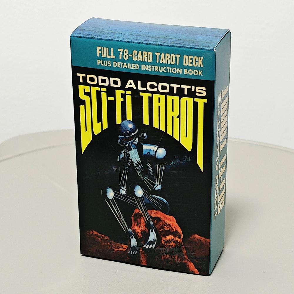 Todd Alcott's Sci-Fi Tarot, 10.3*6cm Science-Fiction-themed Tarot Deck, 78 Pcs Tarot Cards Based On Rider Waite System