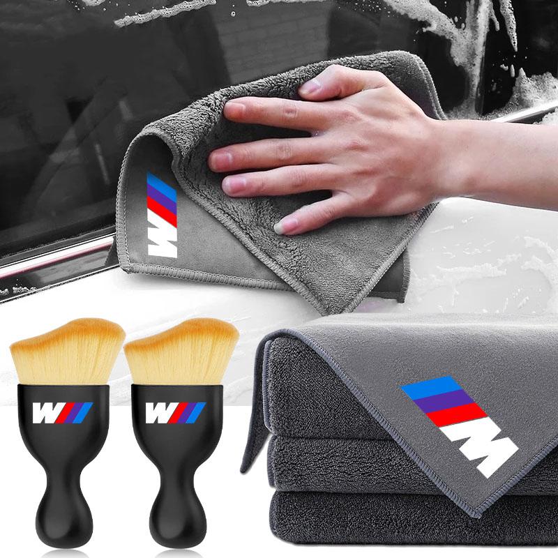 Car Interior Cleaning Soft Brush Wash Towel Microfiber Cleaning Rag Cloth For BMW E34 E46 E39 E38 E90 E60 E36 F30 F30 F10 E92