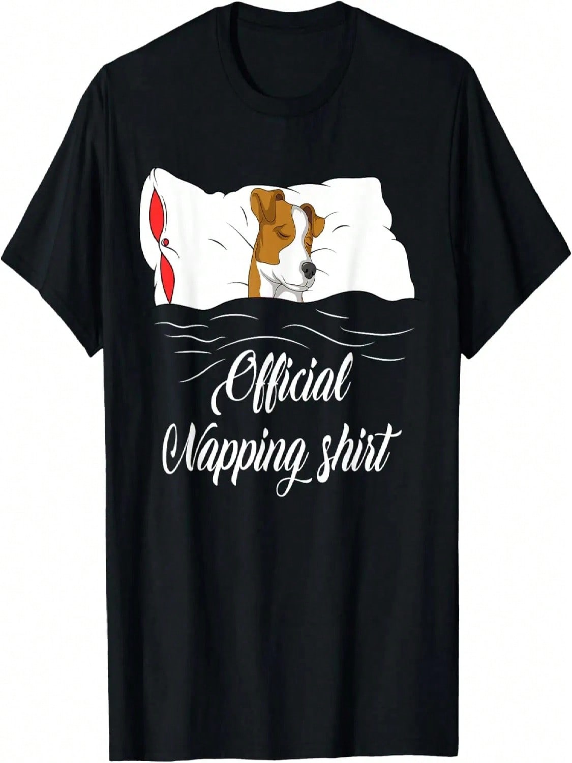 Sleeping Jack Russell Terrier Pyjamas Gift Official Napping T-Shirt S разноцветный