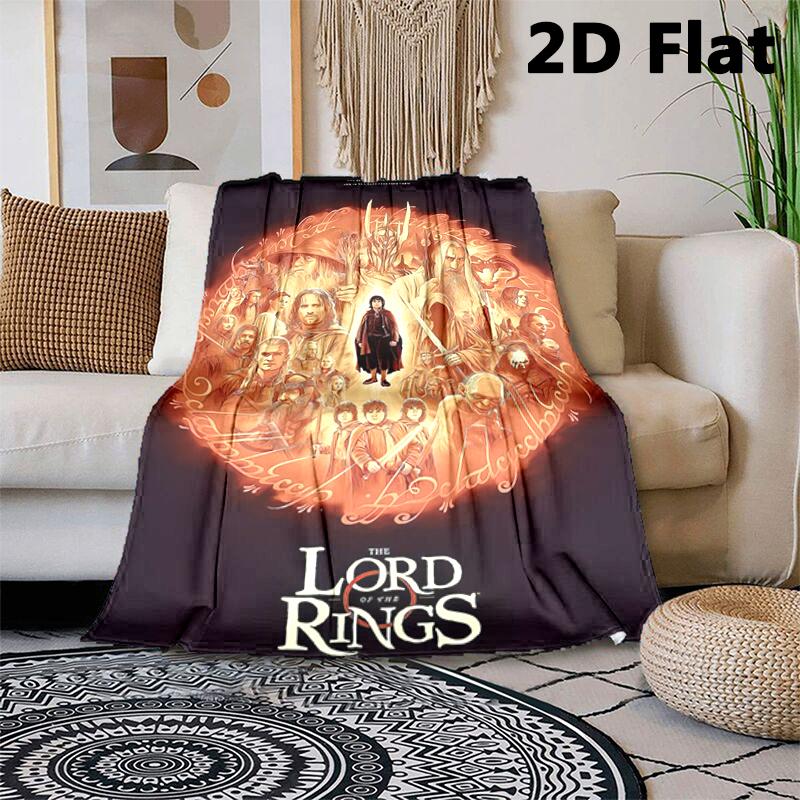1PC The Lord of the Rings blanket, all-season lightweight home office outdoor nap multifunctional blanket, Christmas gifts
