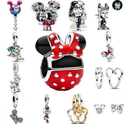 Kupfer Cartoon Tier Maus Perlenanhänger Geeignet für Europa Original Armband DIY Zubehör Exquisiter Schmuck