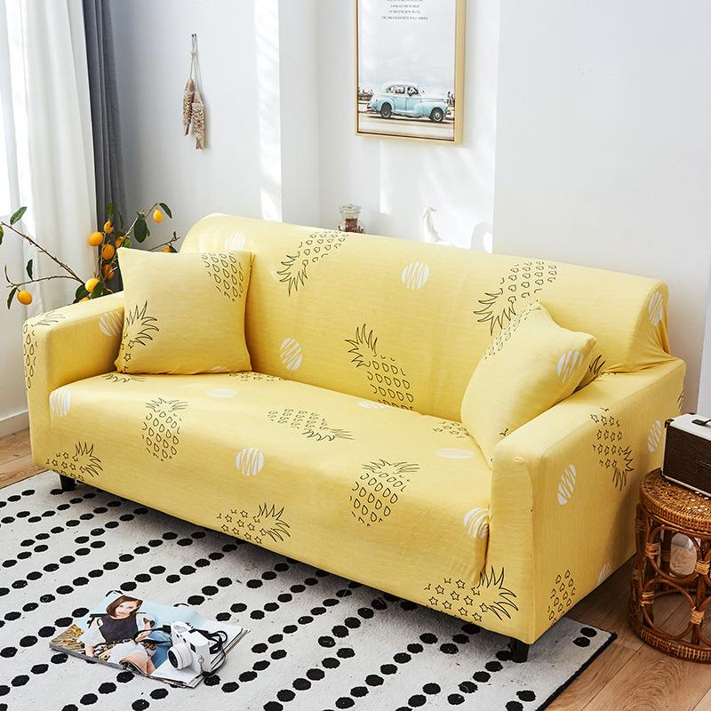 Printed Stretch All-Inclusive Sofa Cover Washable Stretch Sofa Dustproof Jacket Sofa Slipcover