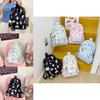 Cartoon Maltese Pattern Anime School Backpack For Middle School Girls With Lightweight Nylon Material And Breathable Cushion Straps