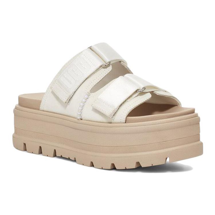 UGG Clem Comfortable Thick Sole Fashion Sandals Women Sandals White 1118771-WHT