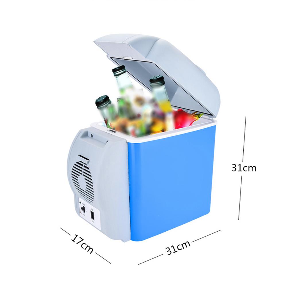 12V Car Refrigerator 7.5L   Portable Car Fridge & Warmer for Road Trip Travel Camping Fishing