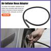 ONE 60cm Car Threaded Tire Inflator Extension Hose Chuck Adapter Tire Valve Pipe