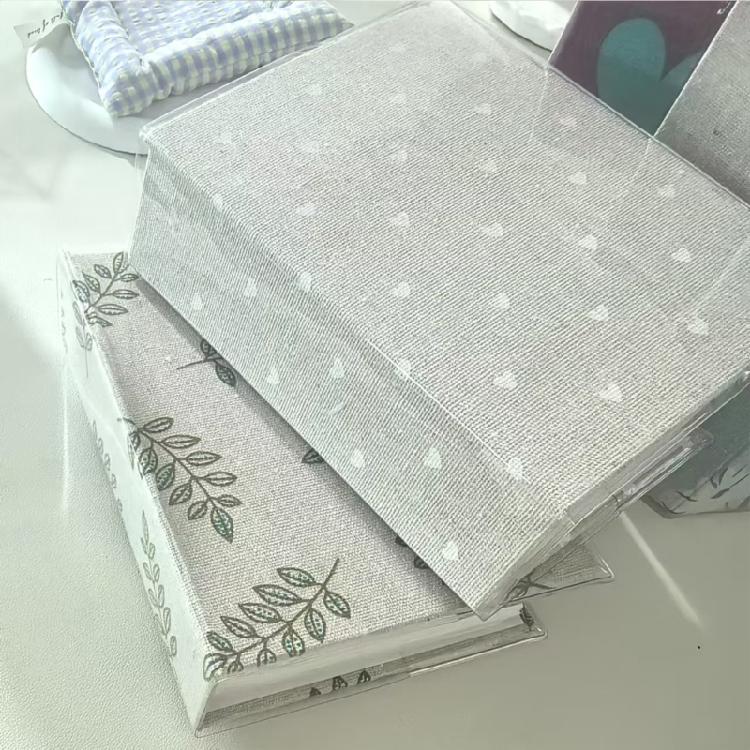 Stylish Fabric 6Inch Photo Album Capacity for 100 Photos Simple To Use 6inch Picture Album Storage Postcards Book