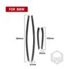 For BMW 3 Series E90 2006-2011 Carbon Fiber Door Inner Armrest Panel Trim Strips Interiors Car Accessories Decoration Sticker