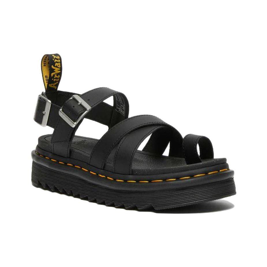 Dr. Martens Avry Hydro Leather Strap Sandal Black Women Sneakers 27345001