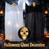 Halloween Hanging Ghost Decoration with Light and Sound Effects Outdoor Indoor Spooky Hanging Ghost for Yard Porch Party Decoration