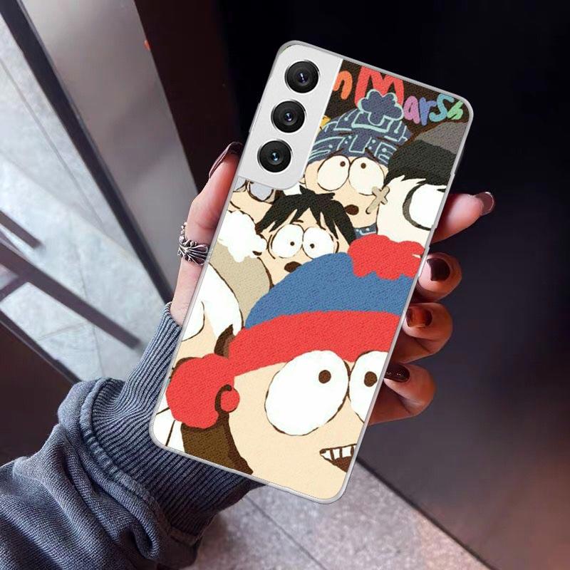 Cartoon S-South P-Parkes Phone Case For Samsung Galaxy S26 S25 Edge S24 S23 Ultra S22 Plus S21 S20 FE Soft TPU Back Cover Funda
