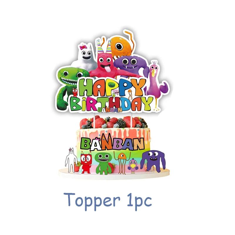 Garten Of Banban Birthday Balloons Party Supplies Gift Bags Plates Cutlery Decorations Child Birthday Party Favors Baby Shower