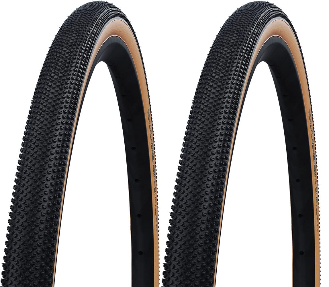 

Set of 2 SCHWALBE ALLROUND 700c Tubeless Easy Performance Line ADDIX tires Classic G-ONE (TLE) (700x40c (40-622, 28x1.50), Sidewall) [Used]
