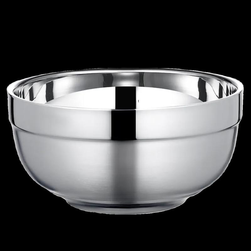 Jiemengzhe Double-Layer Insulated Stainless Steel Rice Bowl