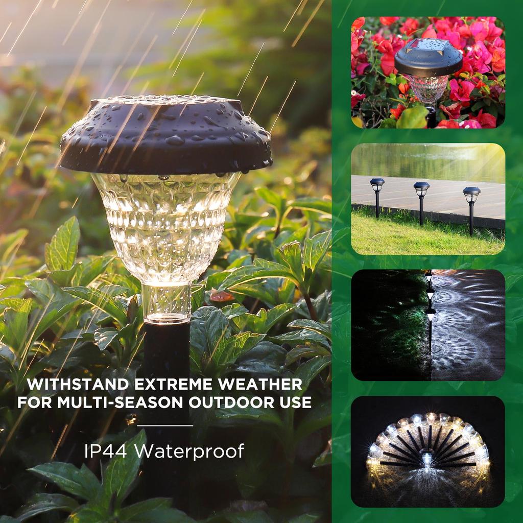 Solar Outdoor Light for Lawn, Garden, Porch, and Garage