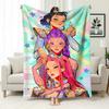 Kpop Witchers Witchers Peripheral Blankets Blankets Flannel Nap Blankets Blankets Printed Office Sofa Blankets