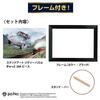 Tenyo Stained Art Puzzle Harry Potter Flying Car and Hogwarts Express 266 Pieces with Frame and Stand 18.2x25.7cm