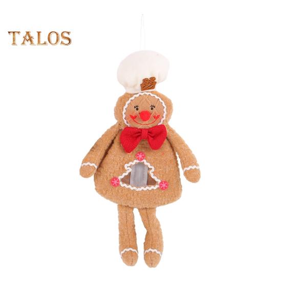

Пряничный человечек плюшевая игрушка рождественский пряничный человечек украшение плюшевый пряничный человечек мальчики девочки кукла для рождественского украшения дома G