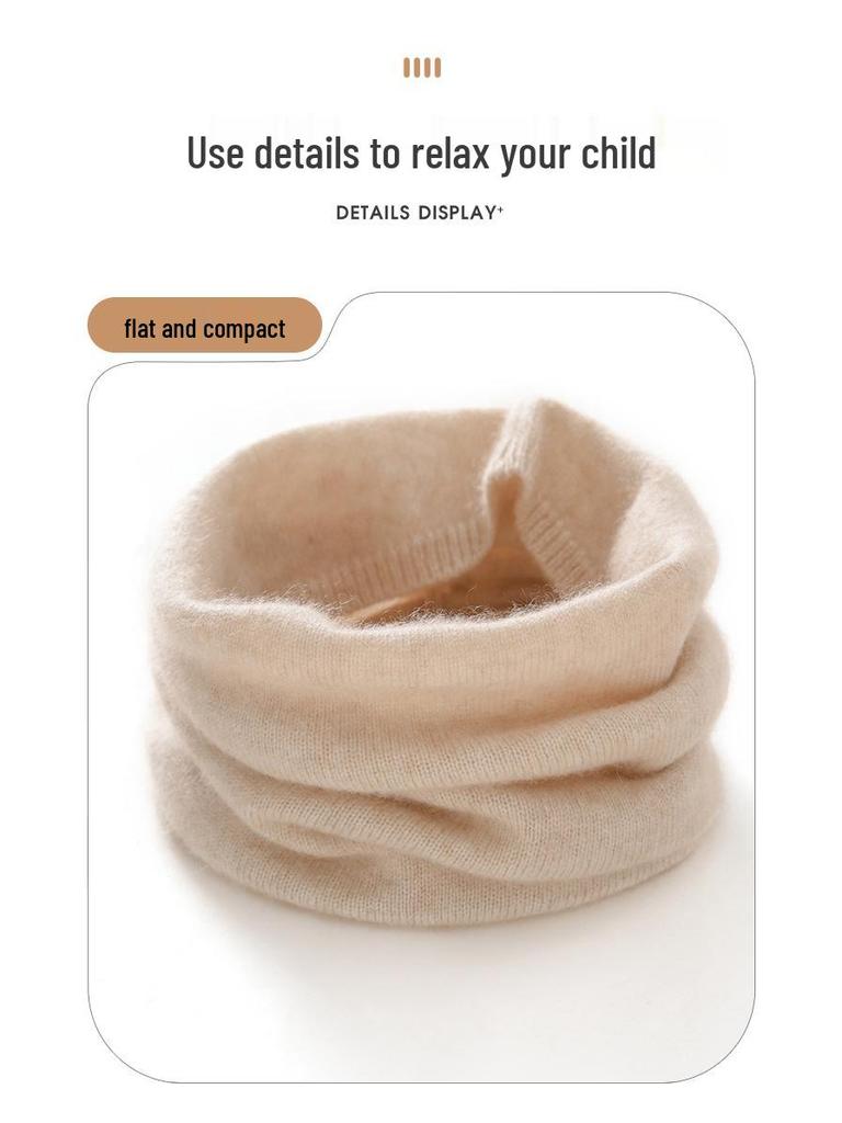 Children's Cashmere Neck Gaiter: Warm Winter Scarf for Girls, Boys, and Babies