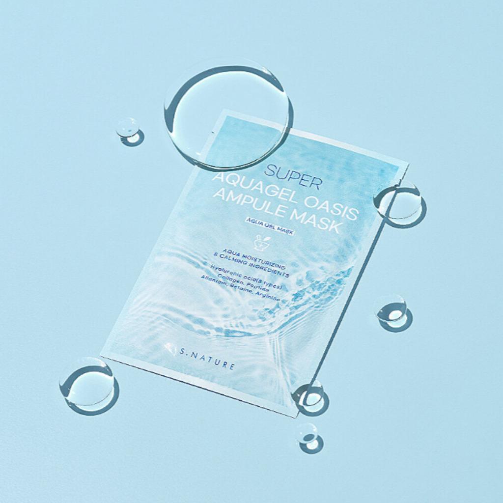 SNATURE Super Aquagel Oasis Ampule Mask 30ml * 5ea