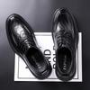2025 Men's Leather Shoes Leather British Style Men's Shoes Leather High-end Wedding Groom Derby Shoes Fashion Trend Versatile