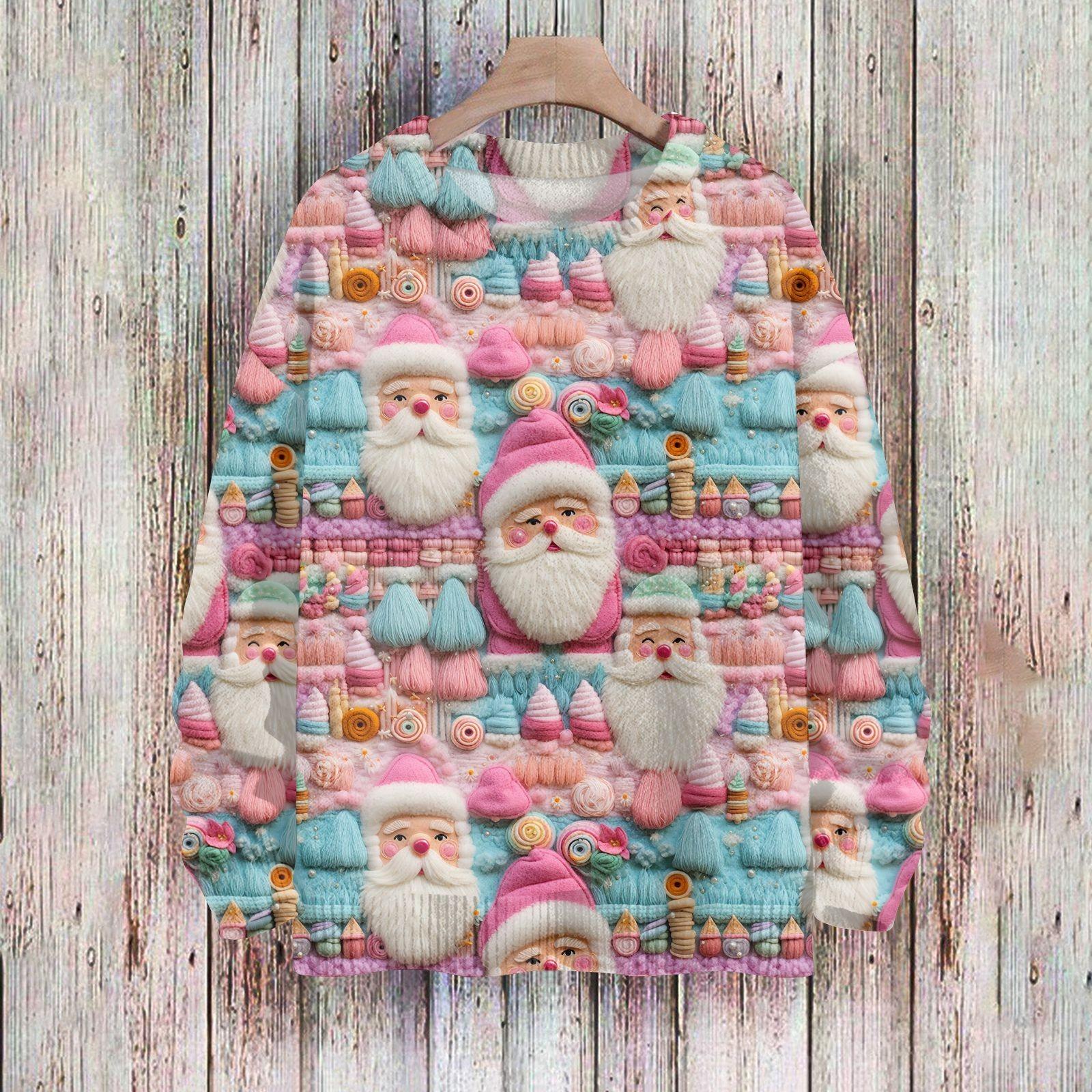 

Рождественские толстовки для детей, вязаные свитера для мальчиков и девочек, симпатичные рубашки, осенние свитера с круглым вырезом, топы 130 светло-синий