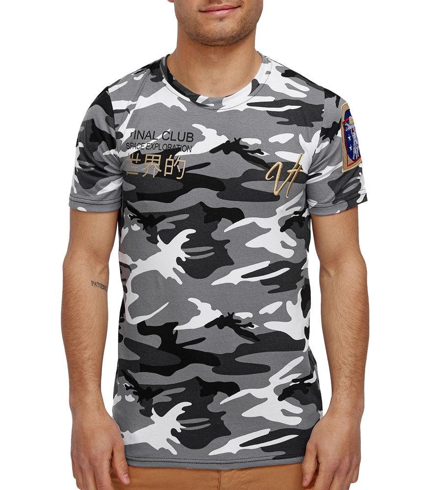 

Футболка мужская камуфляжная Футболка 3713 белый
