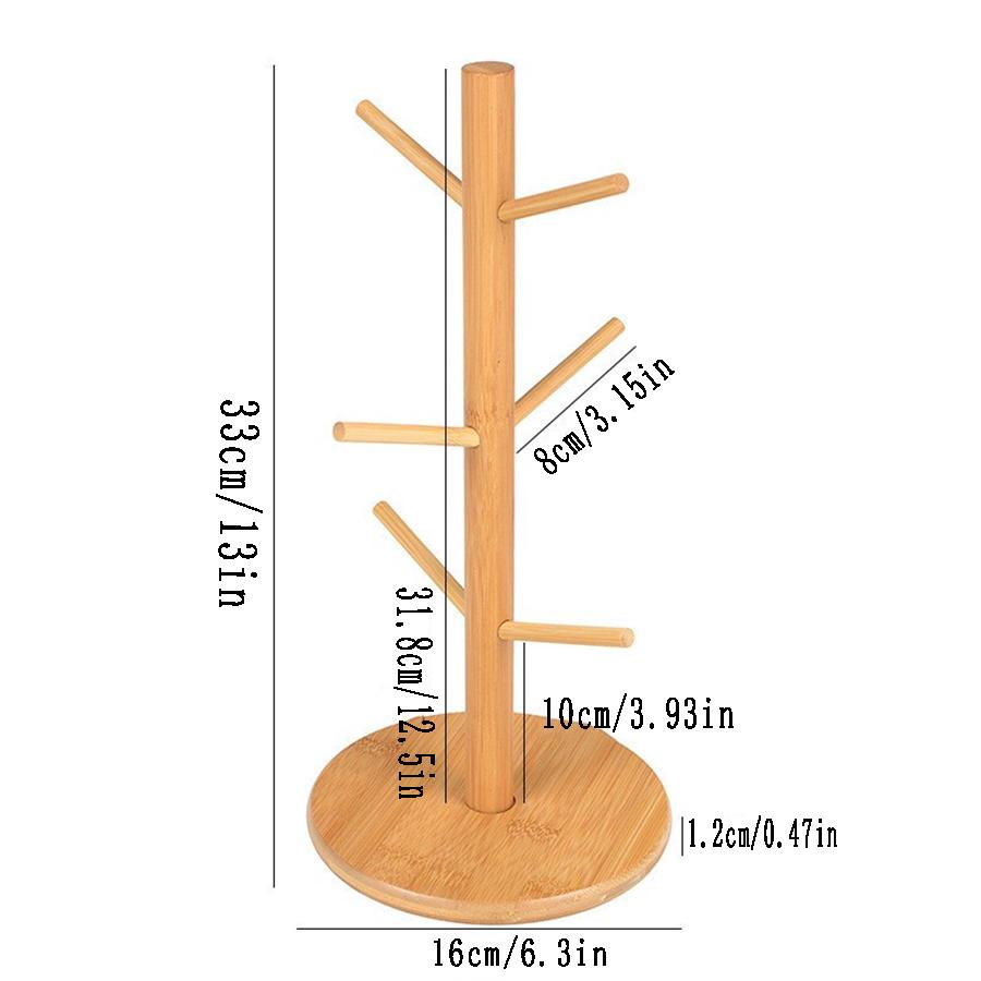 

1шт многофункциональная бамбуковая полка для хранения вещей прихожая ключ кружка дренажная полка для хранения кофе и чая держатель для стеклянной кружки подвесная полка