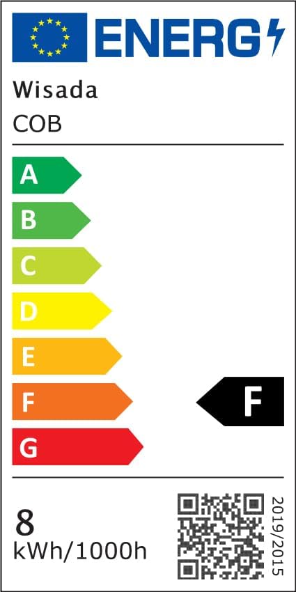 1m COB LED-Streifen Selbstklebend, 220V 288LEDs/M FCOB LED-Lichtleiste, Super Helles Warmweiß Flexibles COB LED-Band