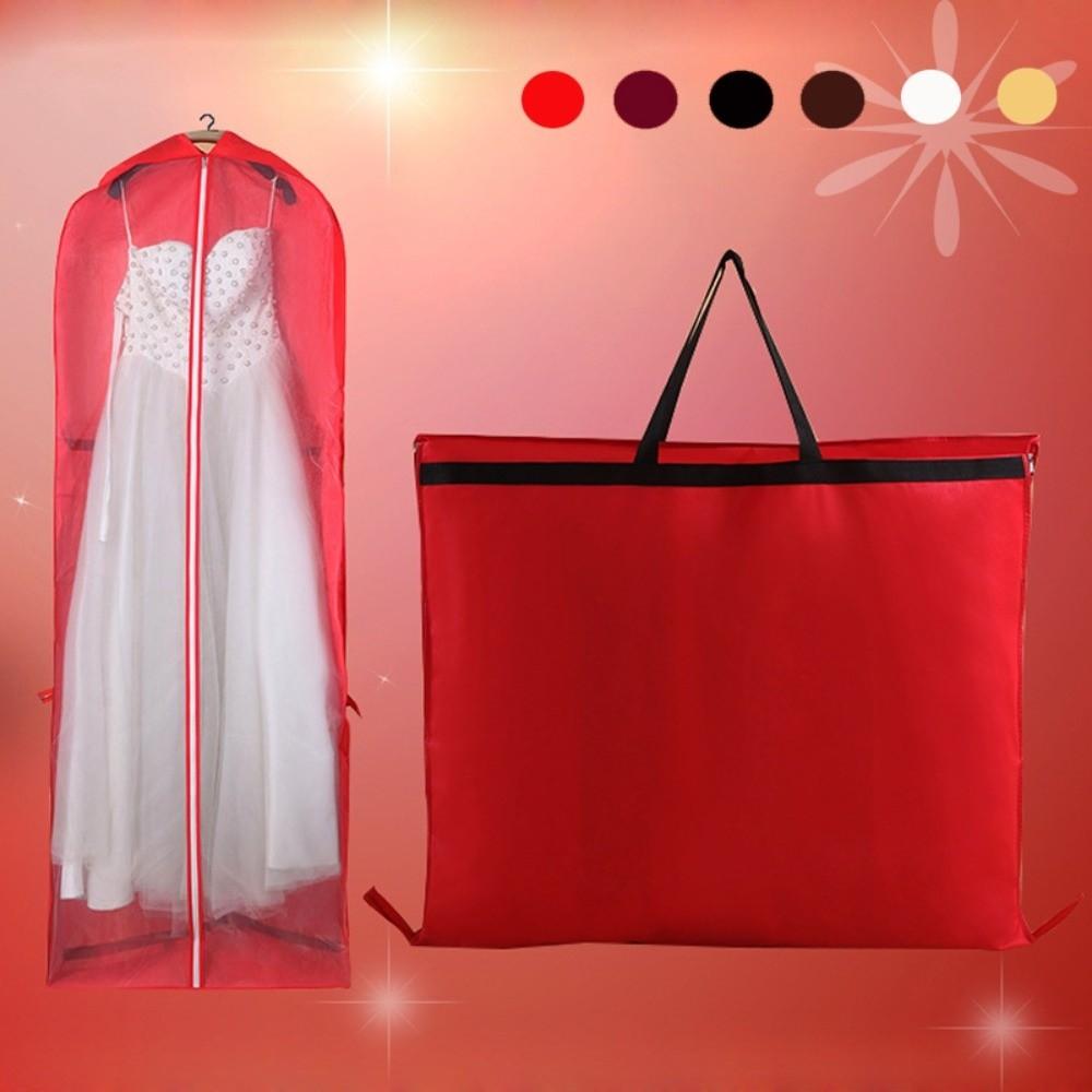 180cm Formal Dress Dust Cover Hanging Design Foldable Clothes Storage Bag Garment Suit