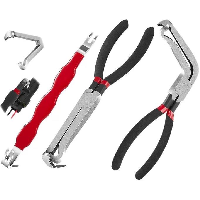 Electrical Disconnect Pliers 37980,60 Degree,Electrical Connector Pliers for Cars, Automotive Electrical Plug Connector Disconnect Repair Tools