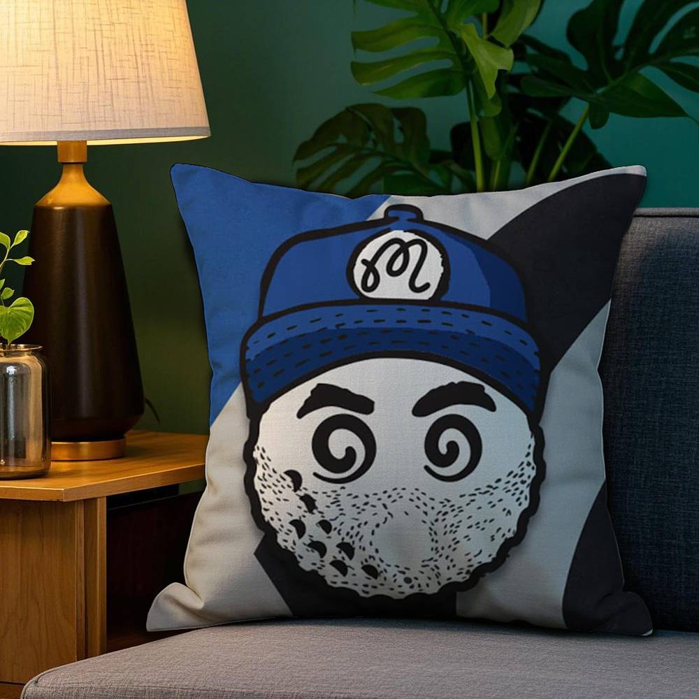 Leisure M-Malbones Golf Pillow Case Plush Fabric Soft Double Sided Print Sofa Cushion Cover Throw Pillow Covers