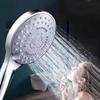 5 Modes Shower Head Set High Pressure Massage Handheld Bath Sprayer Nozzle Shower Head With Hose Bracket Bathroom Accessories