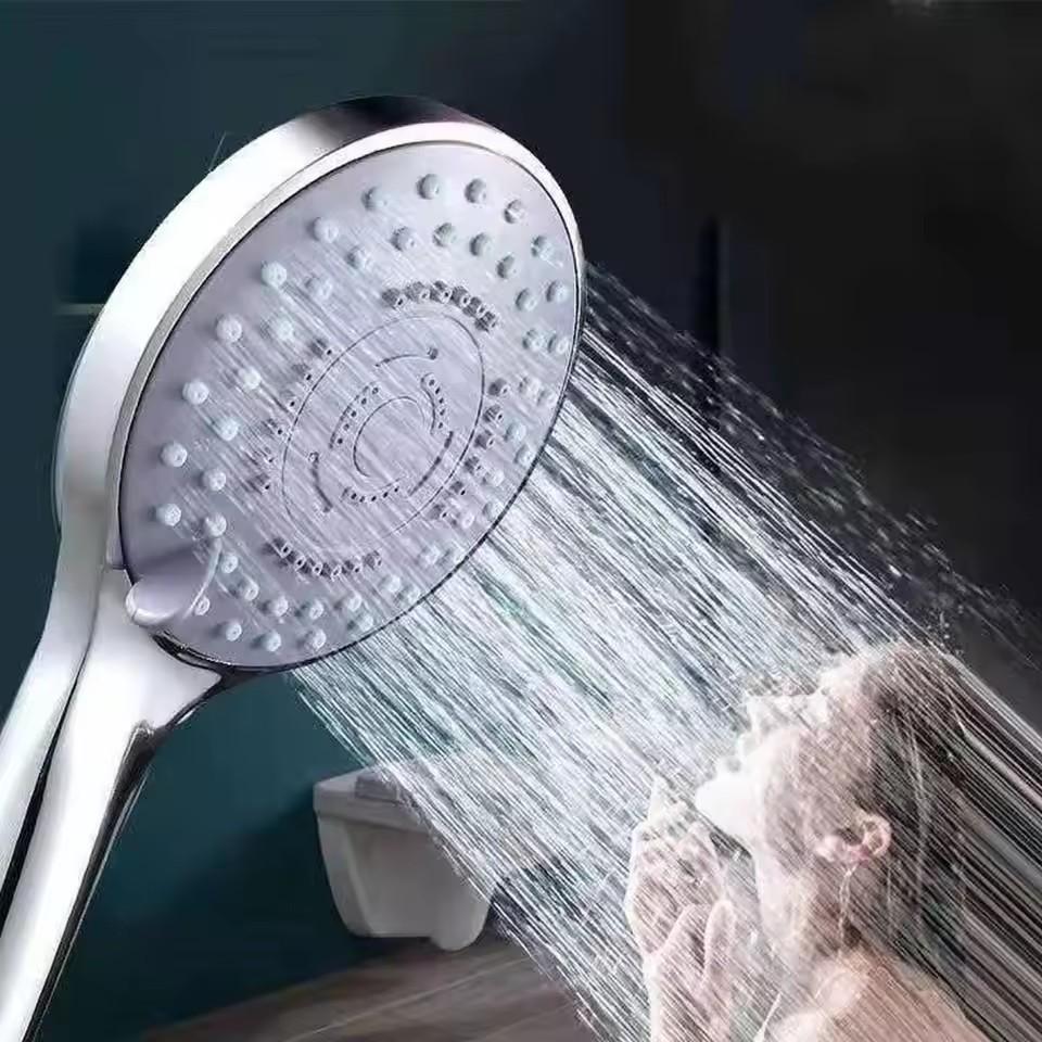 5 Modes Shower Head Set High Pressure Massage Handheld Bath Sprayer Nozzle Shower Head With Hose Bracket Bathroom Accessories