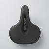 Black Cycle Saddle Textured Padded Bike Comfortable Fit Seat